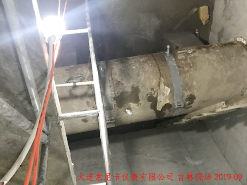 自來水貿(mào)易結(jié)算用超聲波流量計(jì)現(xiàn)場