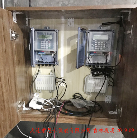 自來水貿(mào)易結(jié)算用超聲波流量計(jì)現(xiàn)場